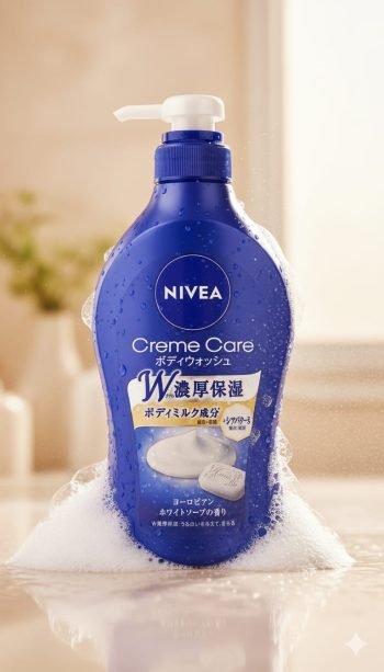 Nivea Creme Care Body Wash – Moisturizing Shower Gel (Japan)480ml